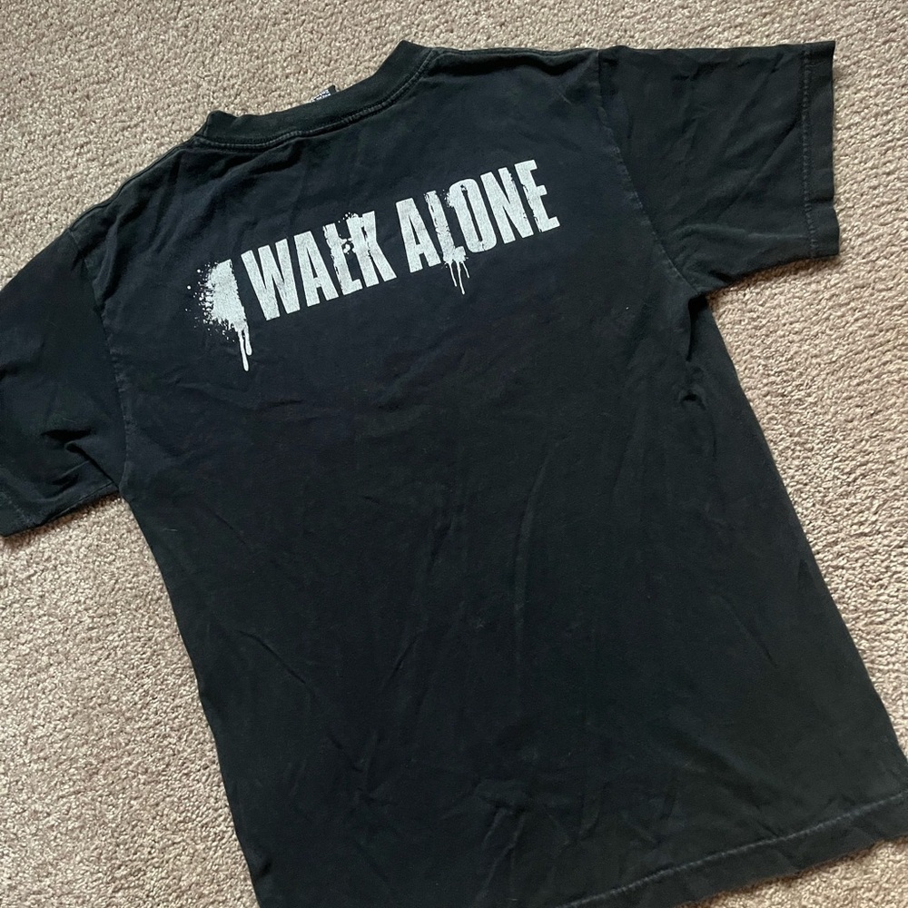 VTG 00’s / Y2K WWE Bautista “Walk Alone Black Tee - Picture 5 of 6